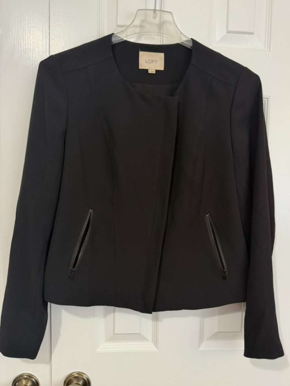 Loft Bomber Zip Up Blazer Size L
